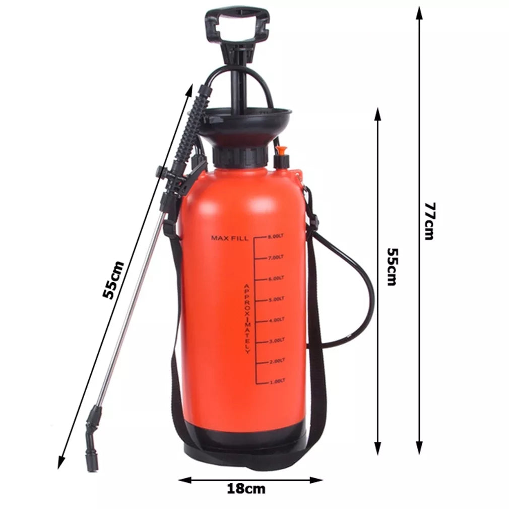 Pulverizator manual de grădină cu presiune, 8 l
