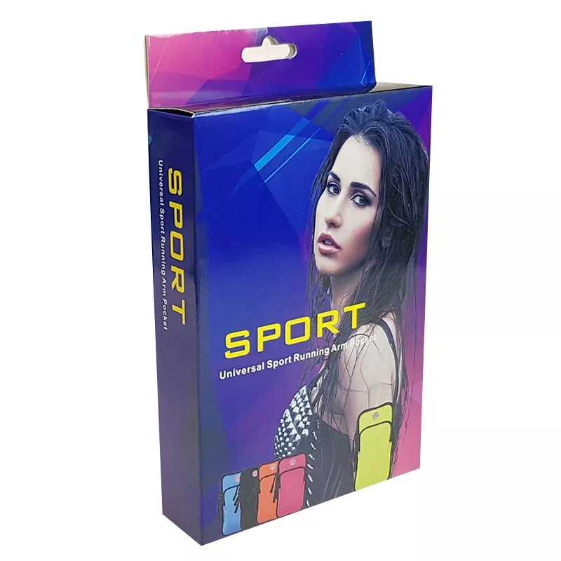 Portofel pentru braț - husă de telefon pentru sport - Roz