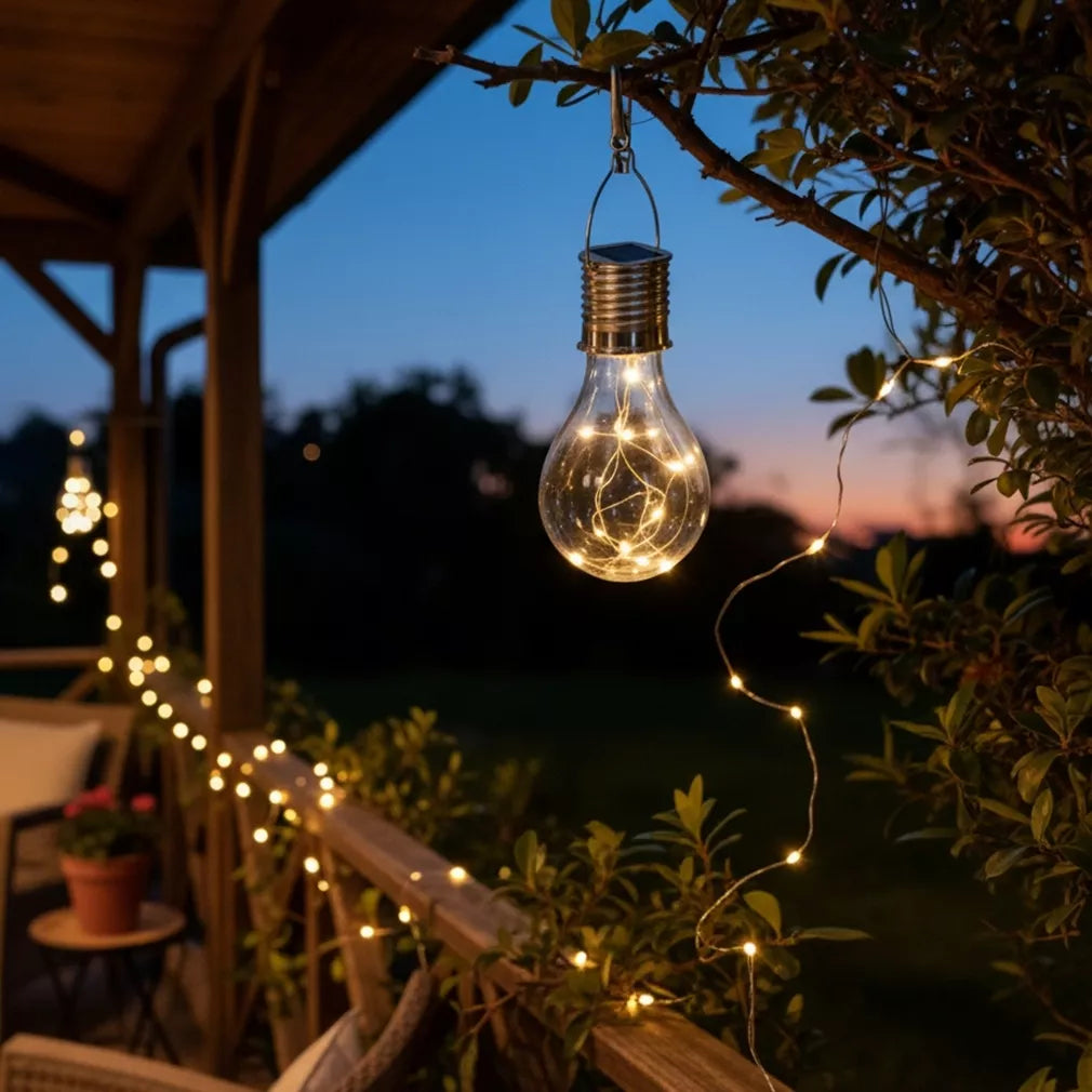Lampă de grădină cu încărcare solară „Lemputė“