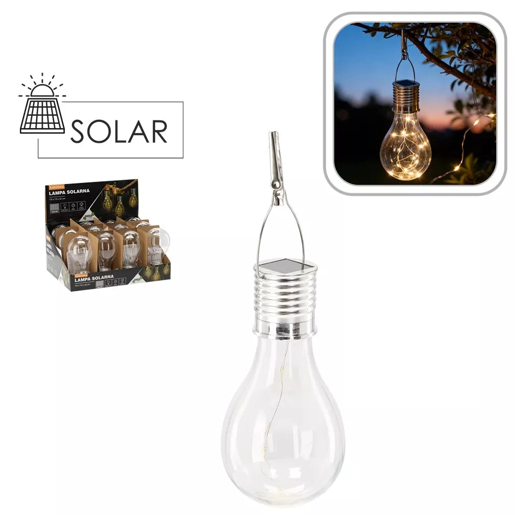 Lampă de grădină cu încărcare solară „Lemputė“