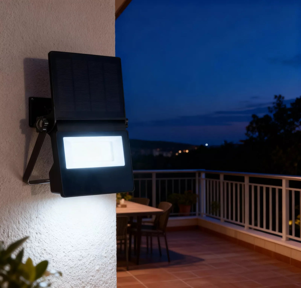 Lampă LED alimentată cu energie solară, cu senzor de mișcare, 45 LED-uri