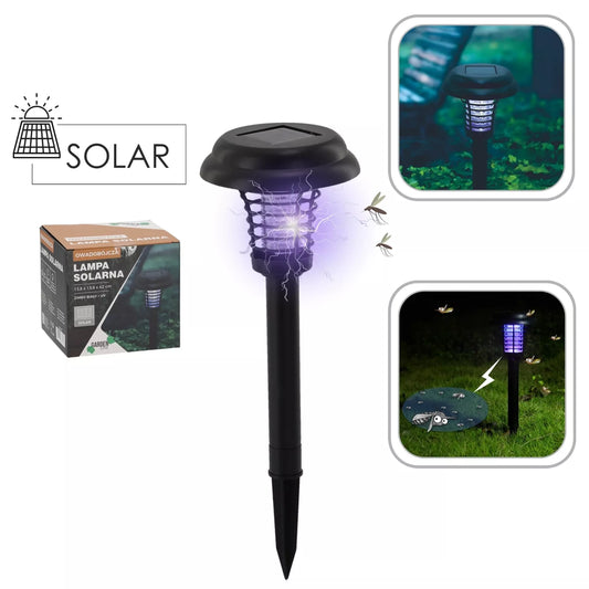 Lampă solară anti-insecte cu funcție UV, 42 cm