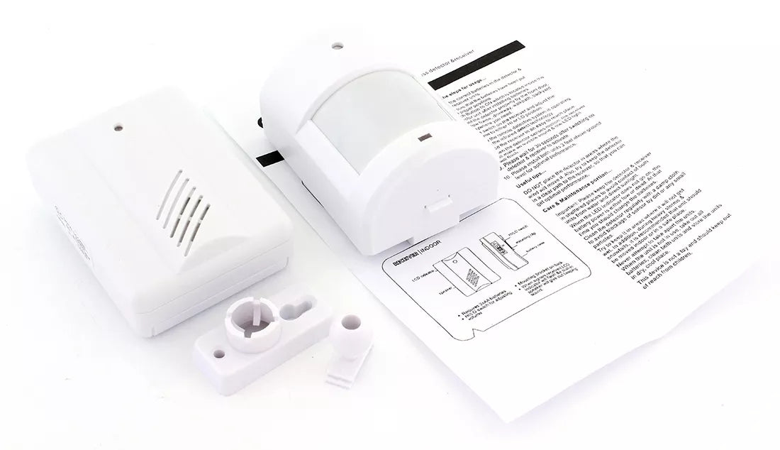 ALARMĂ CU DETECTOR DE MIȘCARE + SIRENĂ WIRELESS