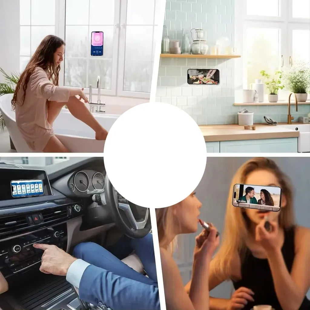 Silikoninė lipni plokštelė telefonui ŽALIA