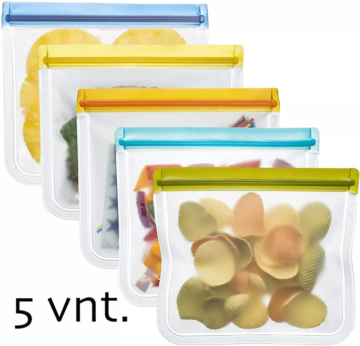 Pungi de congelare din silicon, 5 buc.