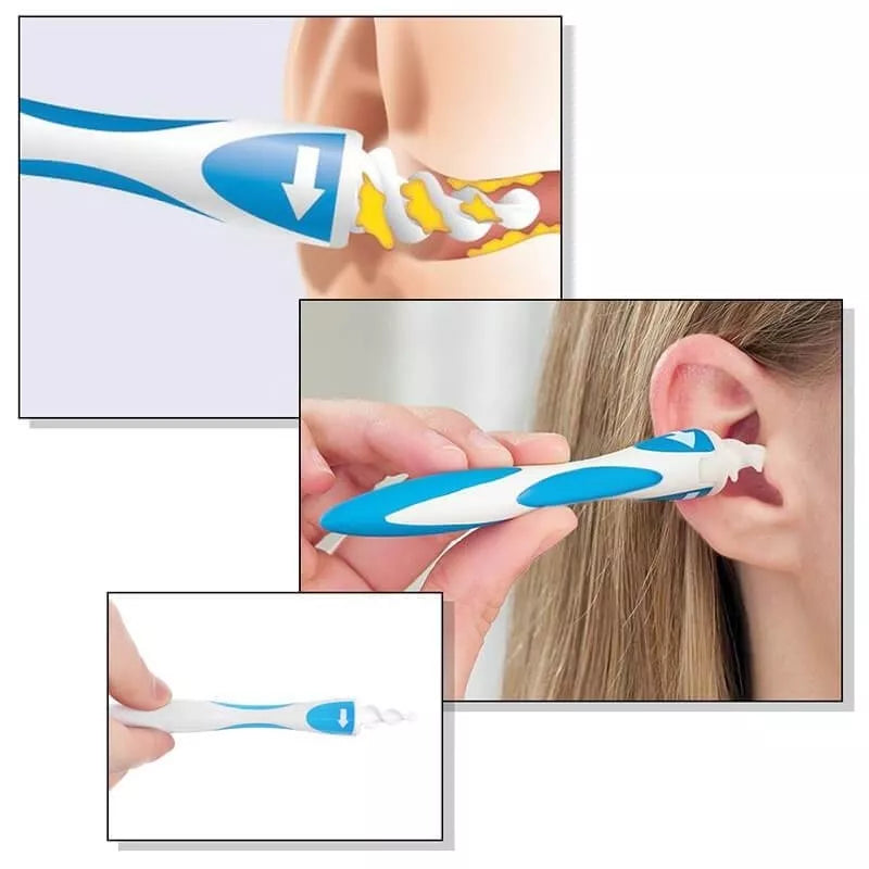 Bețișor de curățare a urechilor din silicon "Smart Swab"