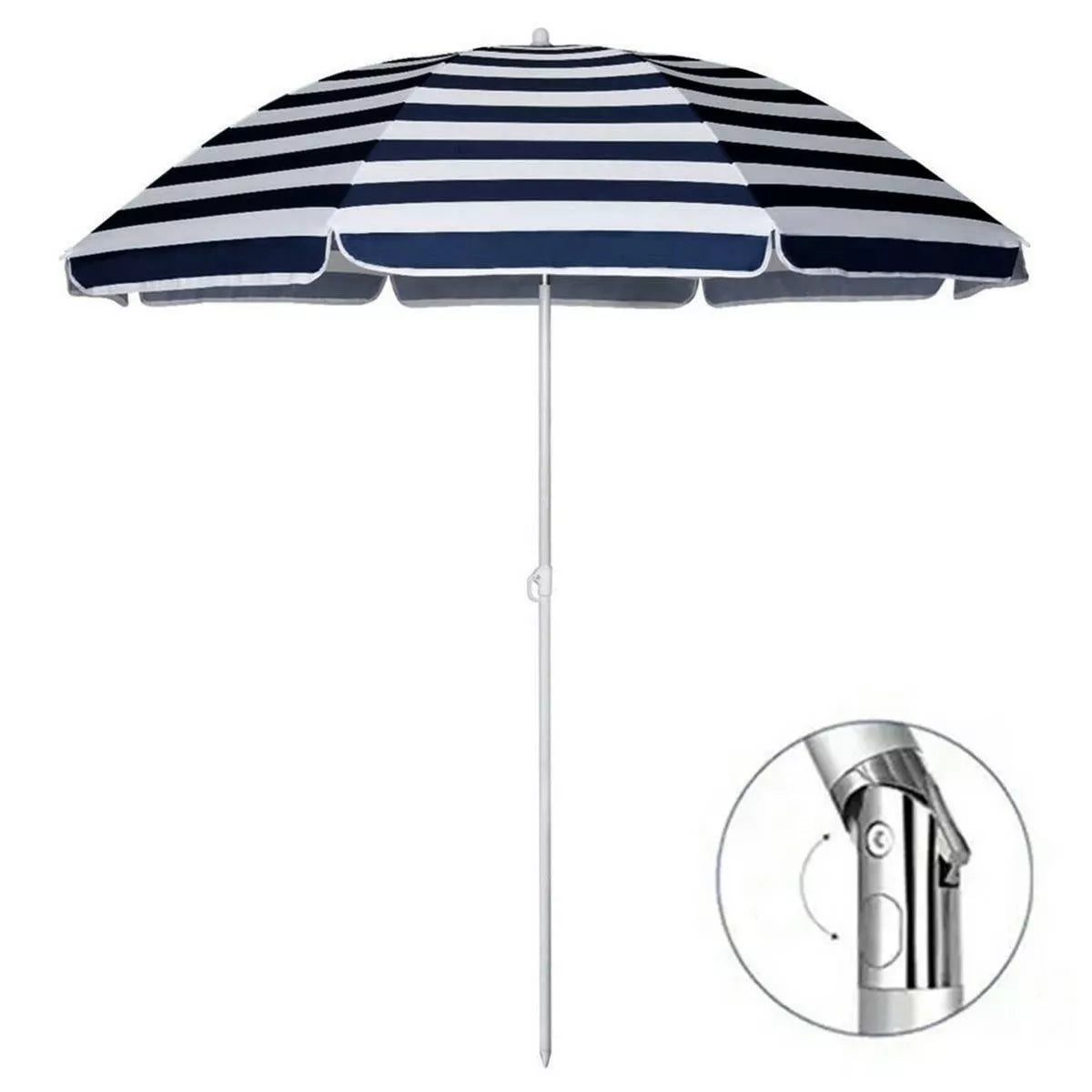 Umbrelă de grădină și plajă, pliabilă, XL