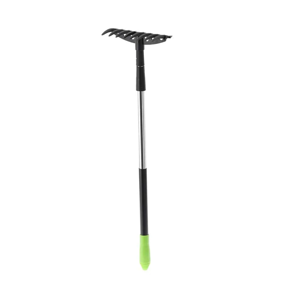 Set de unelte de grădină, 10 piese, cu mâner telescopic