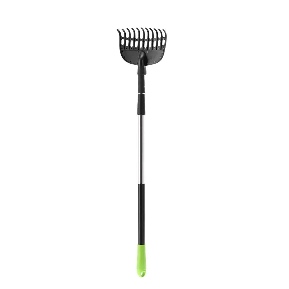 Set de unelte de grădină, 10 piese, cu mâner telescopic