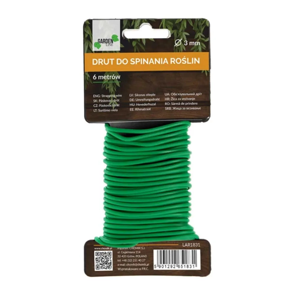 Sârmă de grădină pentru legarea plantelor 6 m x 3 mm
