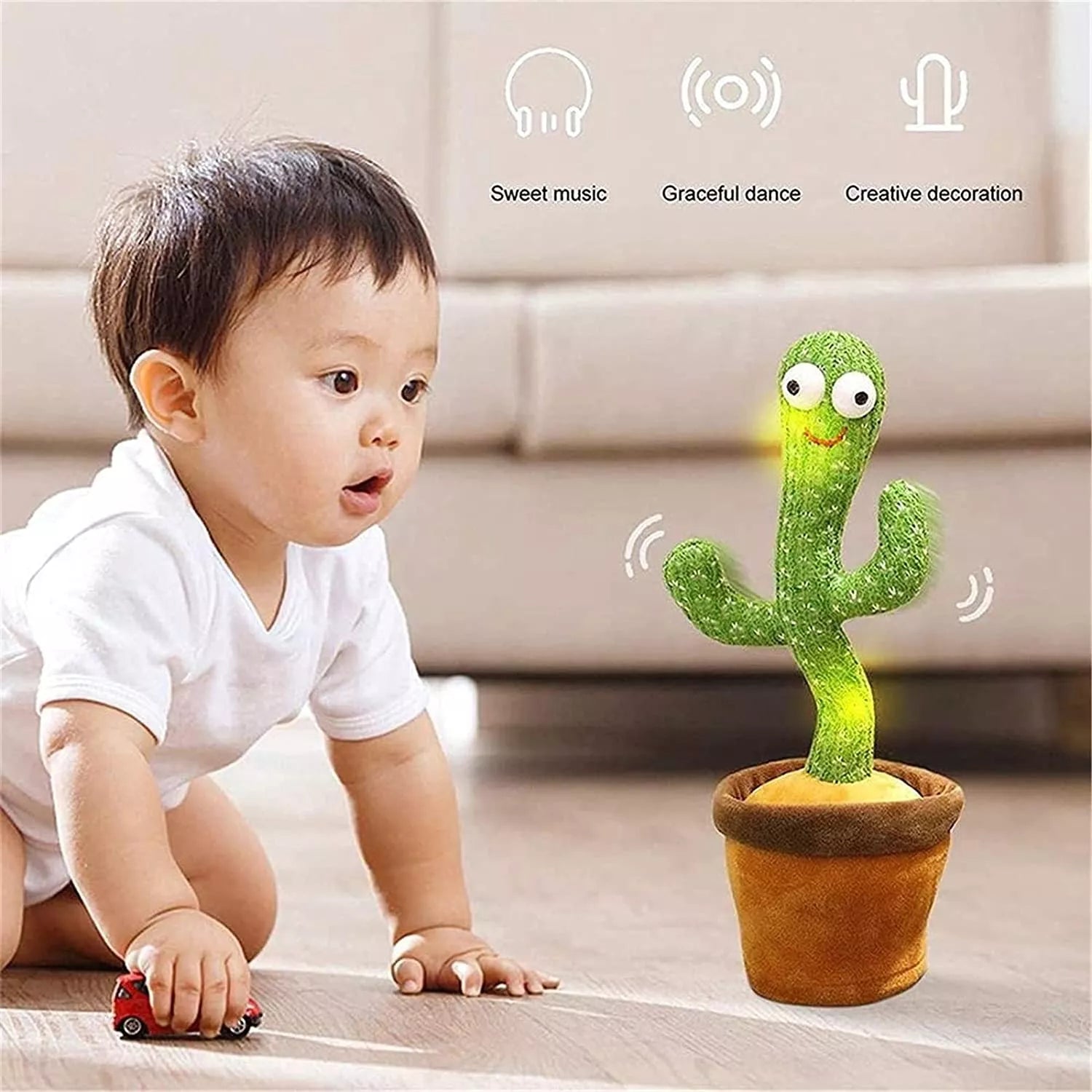 Cactus dansator care repetă cuvintele