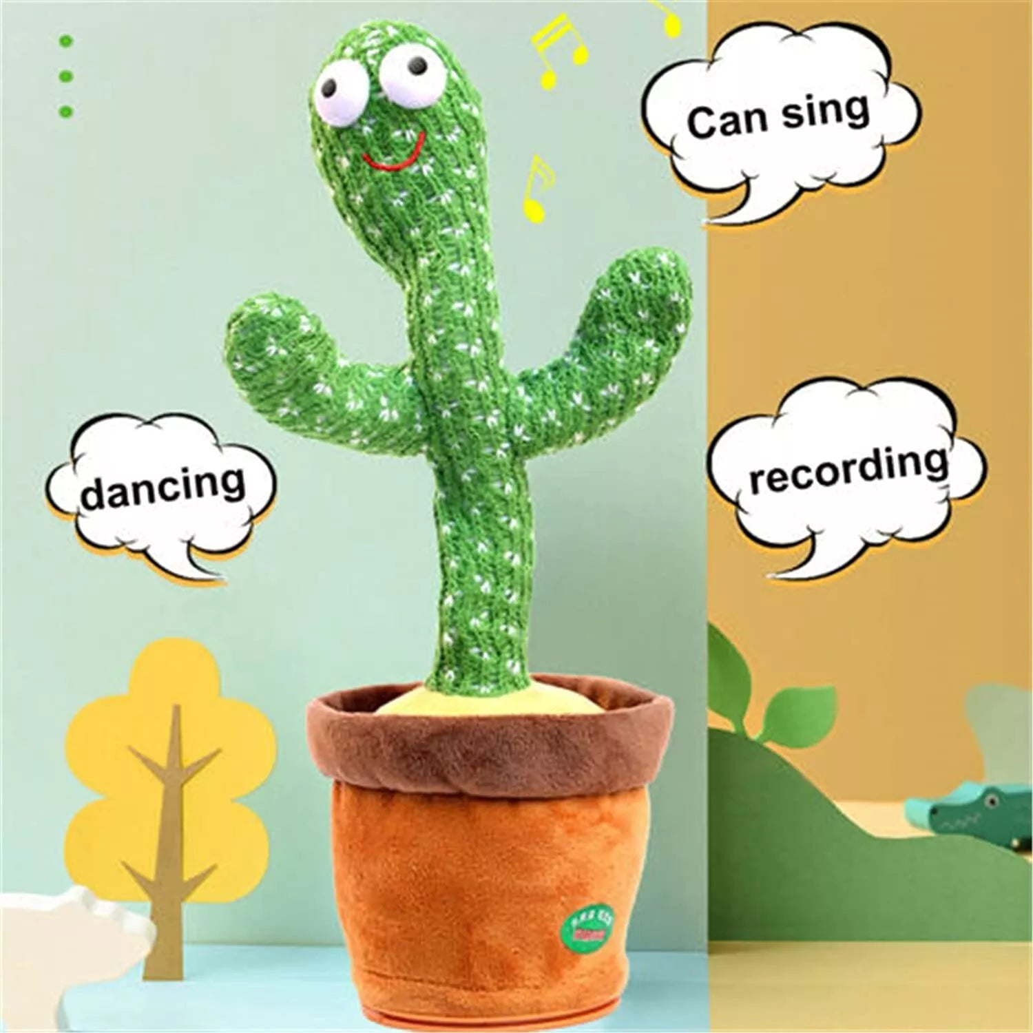 Cactus dansator care repetă cuvintele