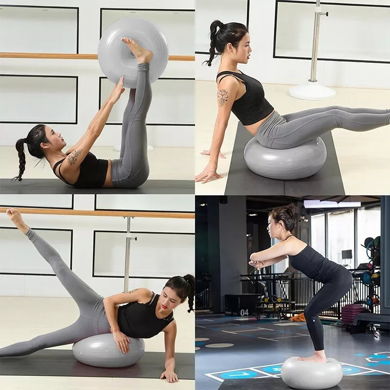 Minge de gimnastică în formă de gogoașă
