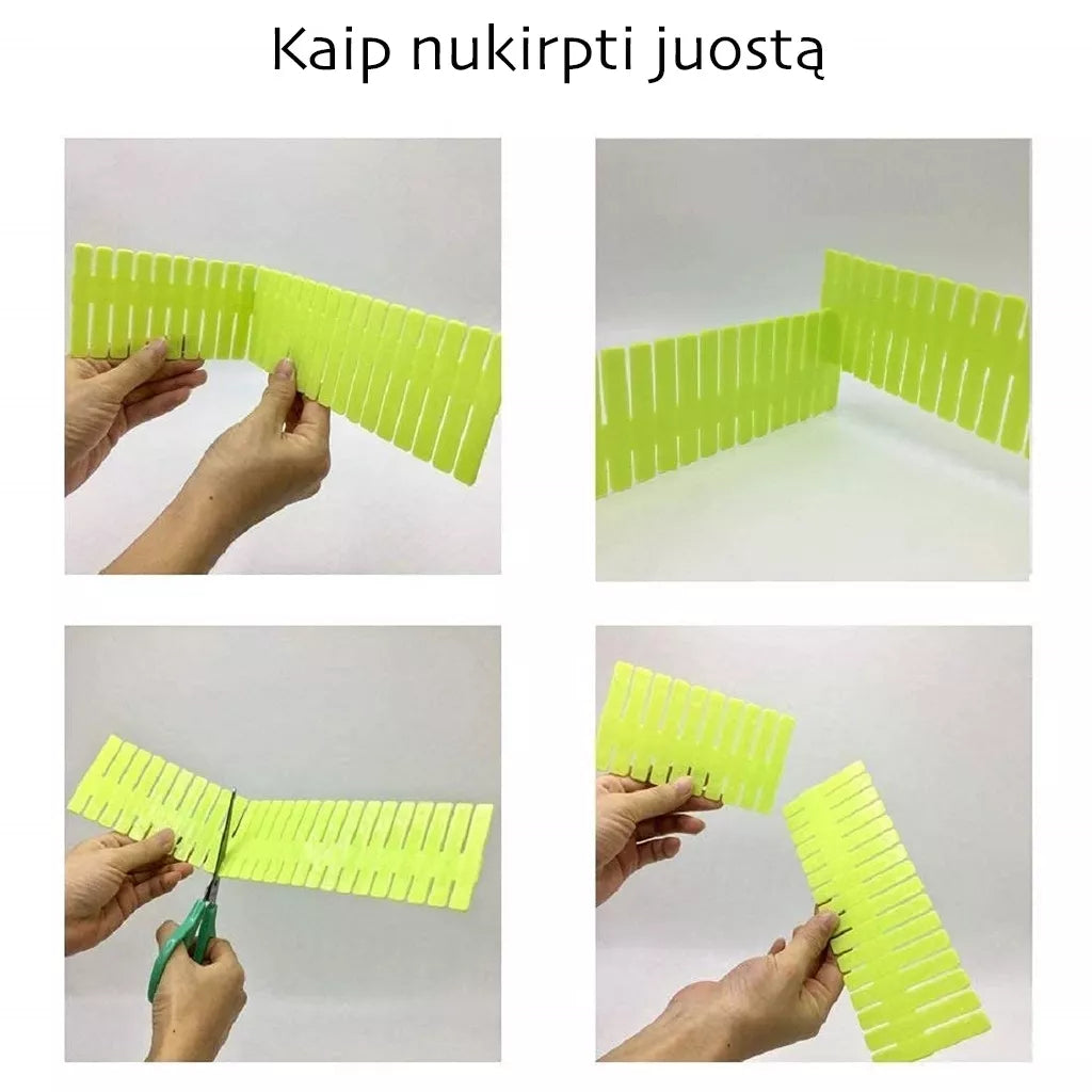 Set de separatoare pentru sertare, 4 buc.