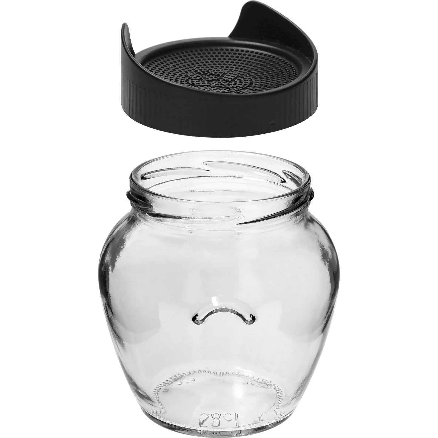 Germinator de borcan cu sită (tip twist-off)