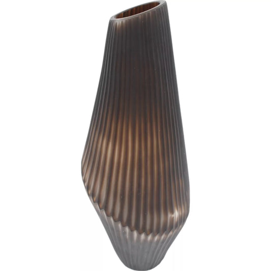 Vază decorativă din sticlă, 19×32 cm
