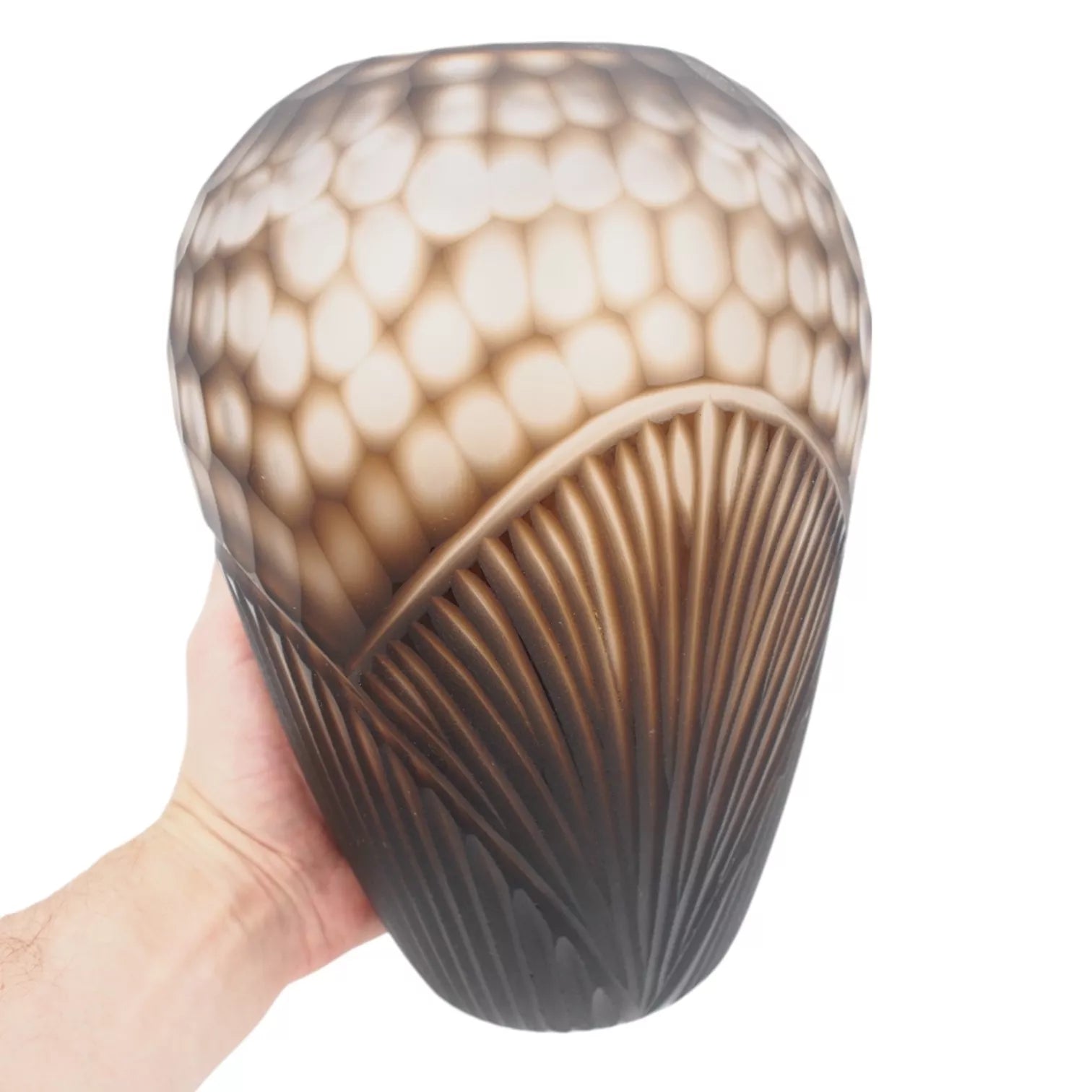 Vază din sticlă „Forma Lumo”, 13,5 × 13,5 × 35,5 cm