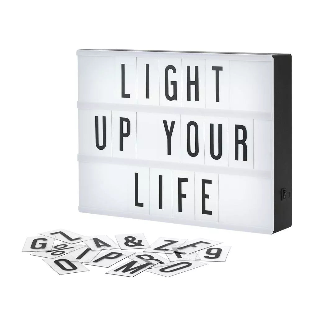 Tablă LED iluminată color (30 x 22 cm)
