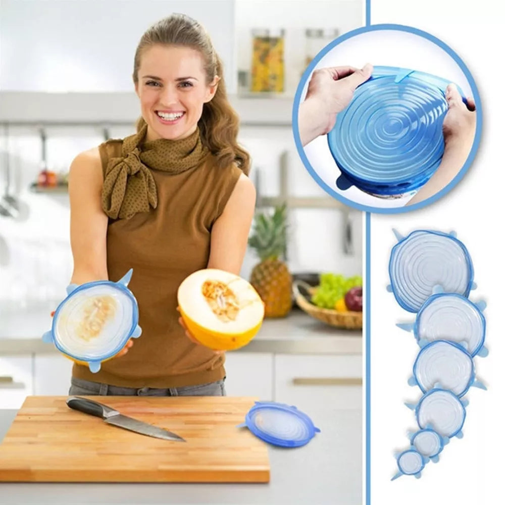 SET DE CAPACE DIN SILICON ELASTIC (6 BUC.)