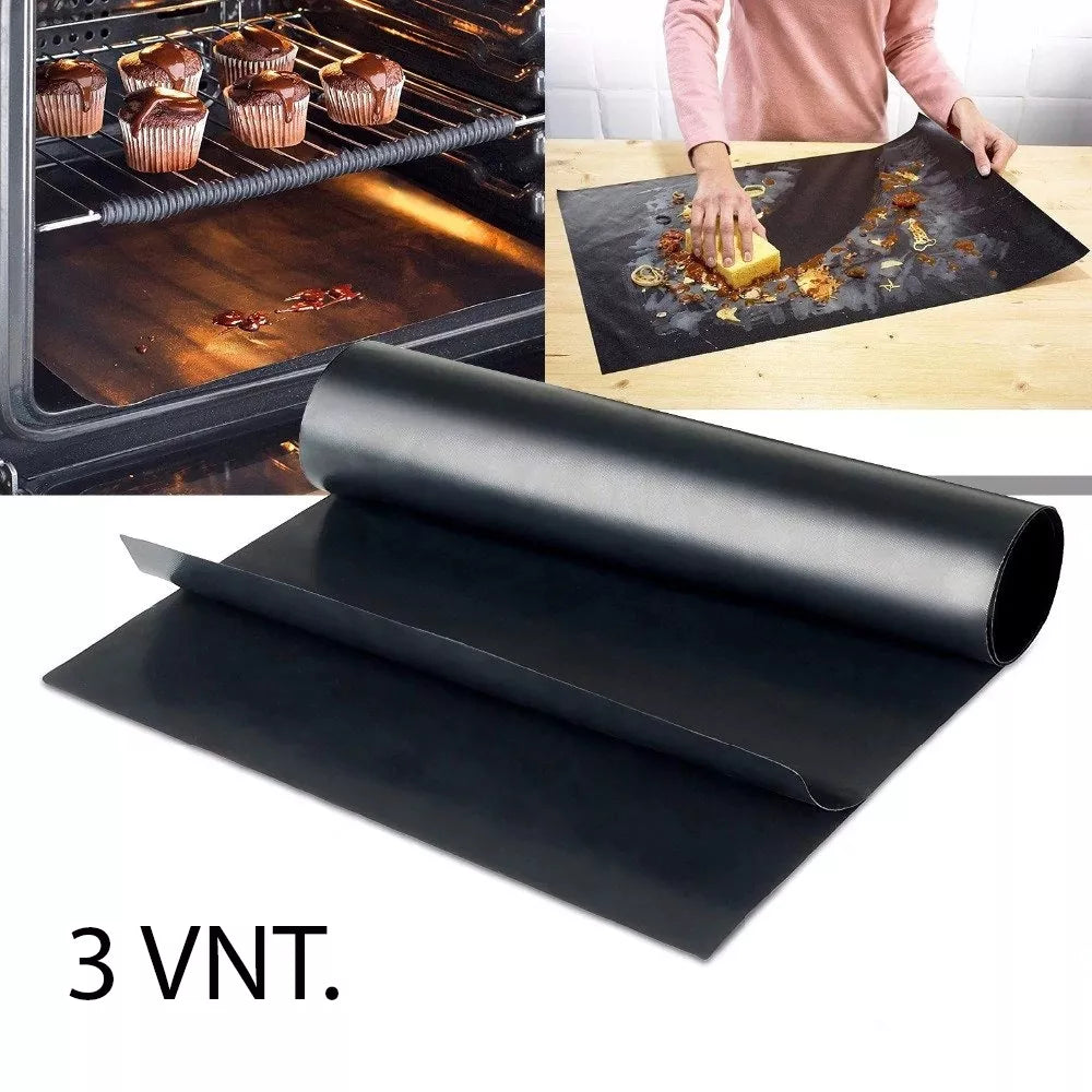 Covoraș pentru grătar din teflon, 3 buc.