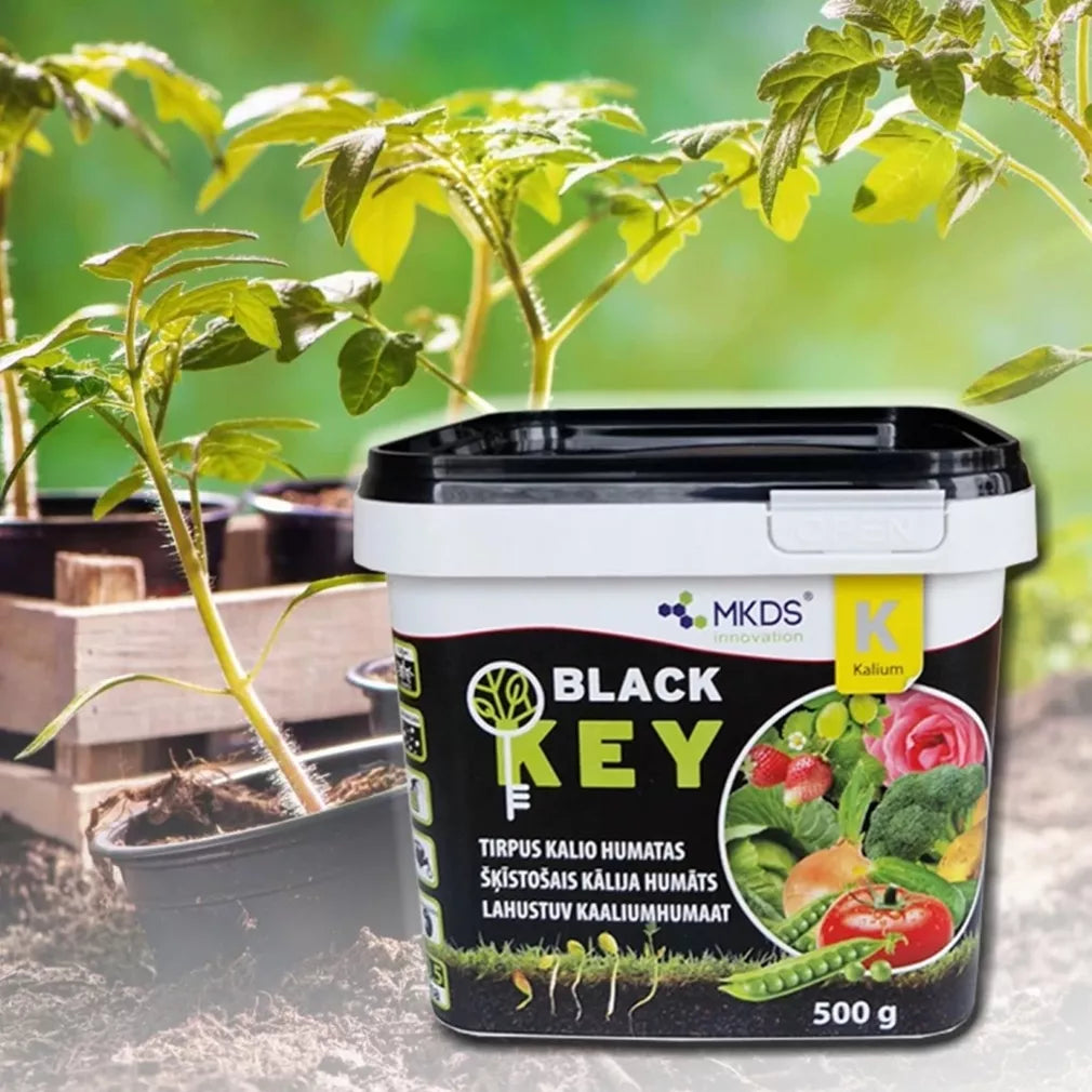 Humate de potasiu solubil BLACK KEY, 500 g