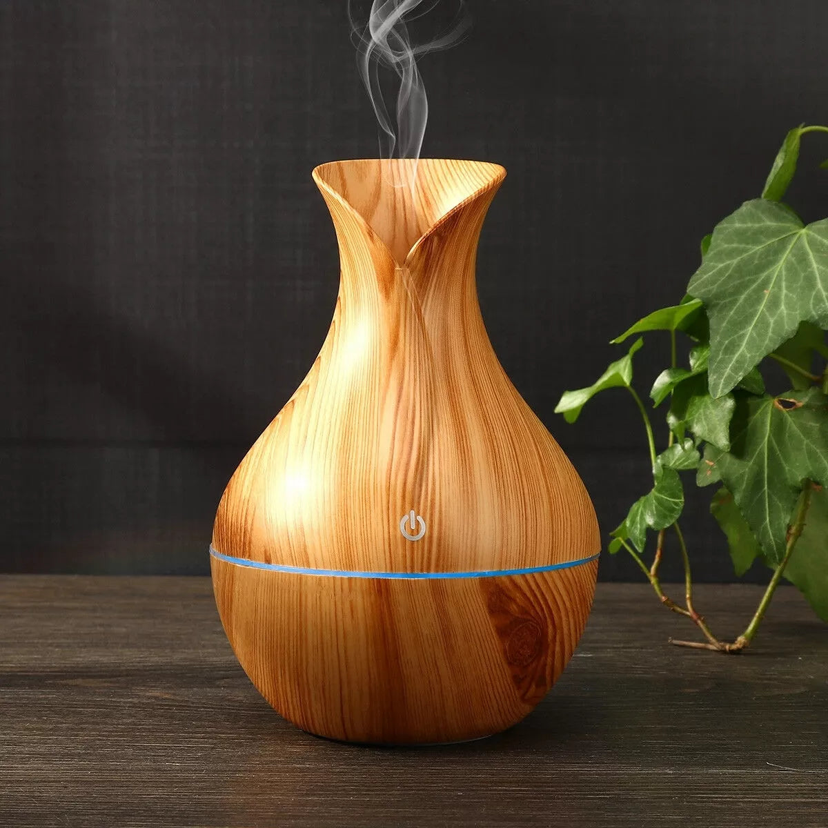 Umidificator ultrasonic de aer, Difuzor de uleiuri esențiale - Galben