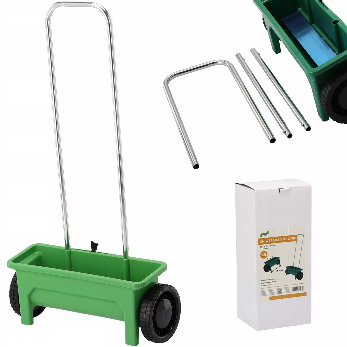 Distribuitor universal de semințe și îngrășăminte 12 L