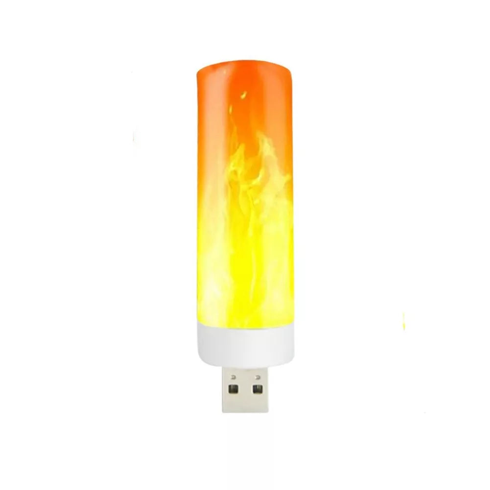 LED USB cu efect de flacără