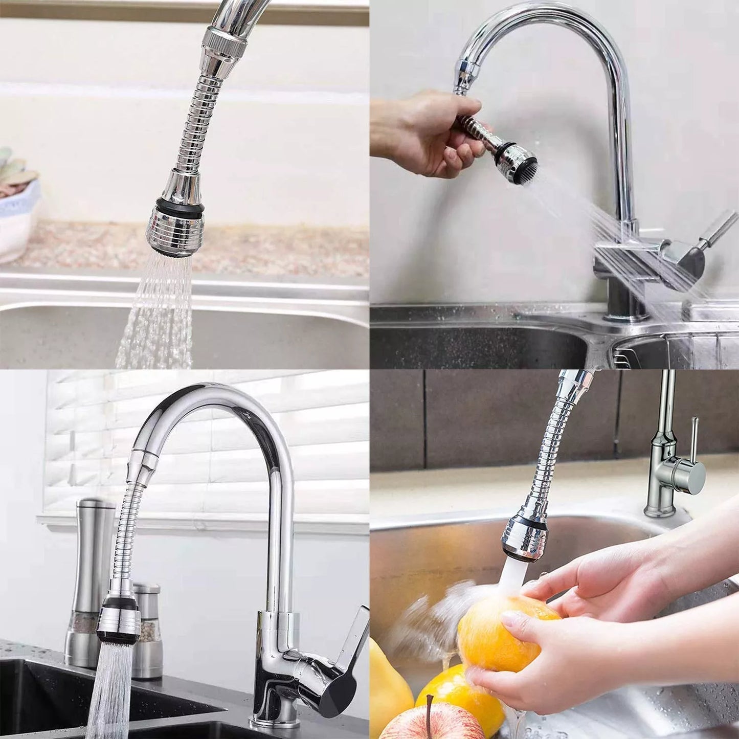 Extensor flexibil pentru robinet de apă