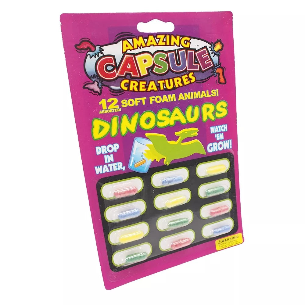 Capsule care cresc în apă „DINOSAURS”