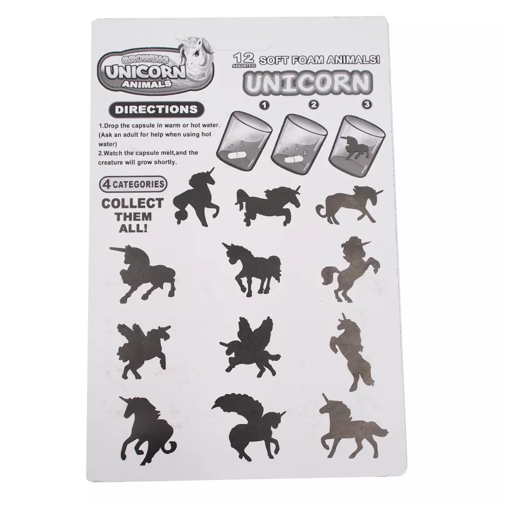 Capsule care cresc în apă „UNICORN”