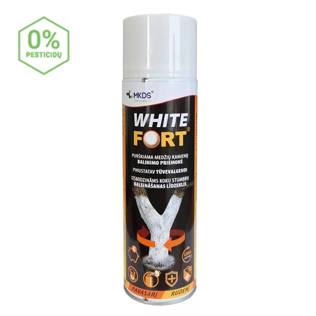 WHITE FORT soluție pulverizatoare pentru albirea trunchiurilor, 500 ml