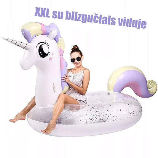 Plută XXL de înot „Unicorn”