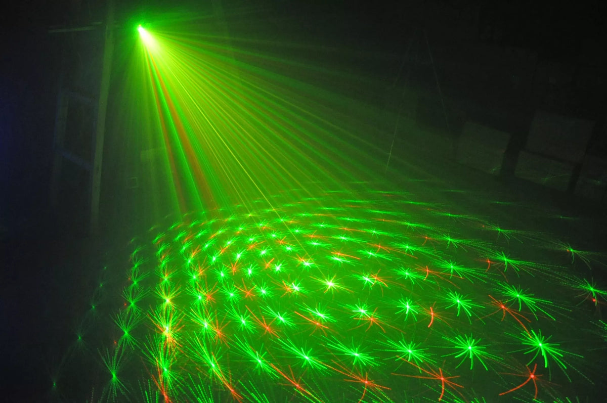 Proiector laser cu laser verde + roșu